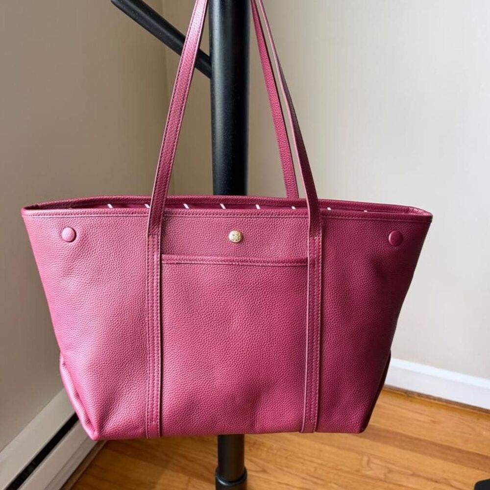 Talbots Women's Burgundy Tote Bag
